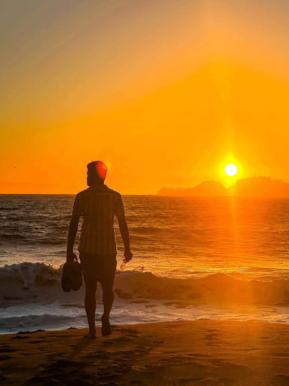 Sunset at the beach
